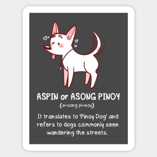 BnW: Aspin Sticker